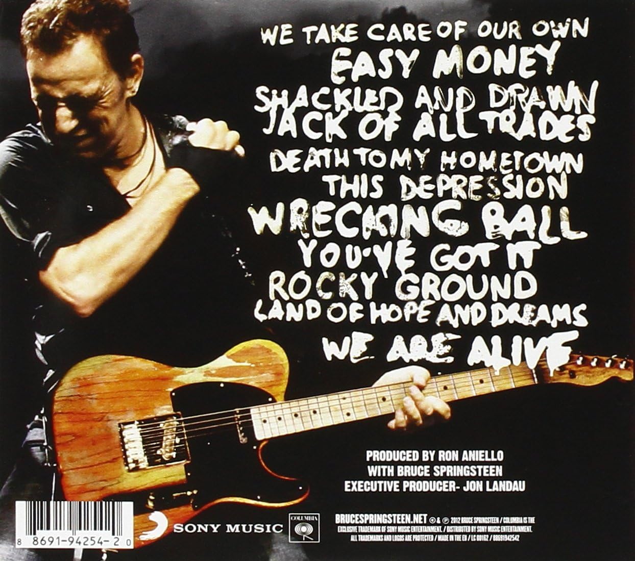 Image of Artwork for Bruce Springsteen's Wrecking Ball (CD)